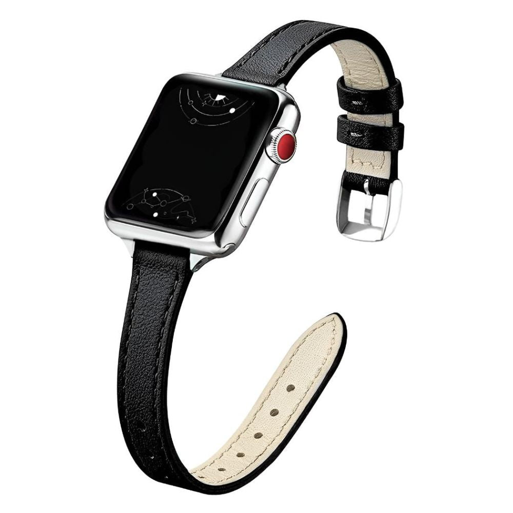 Aurum Schlankes echtes Lederarmband