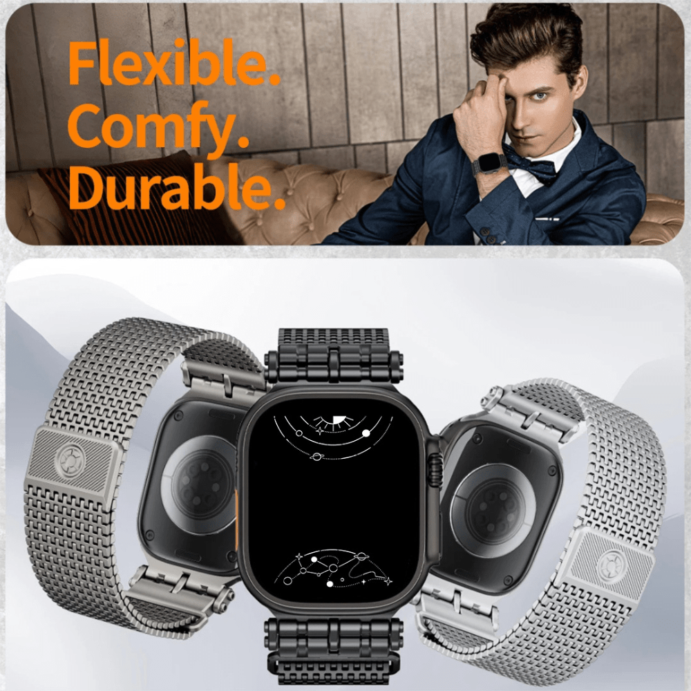 Beatus Magnetic Milanese Steel Band - Astra Straps