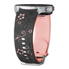 Bene Graviert Blumen Silikon Galaxy Armband