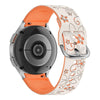 Bene Graviert Blumen Silikon Galaxy Armband