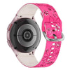 Bene Graviert Blumen Silikon Galaxy Armband