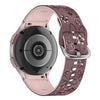 Bene Graviert Blumen Silikon Galaxy Armband