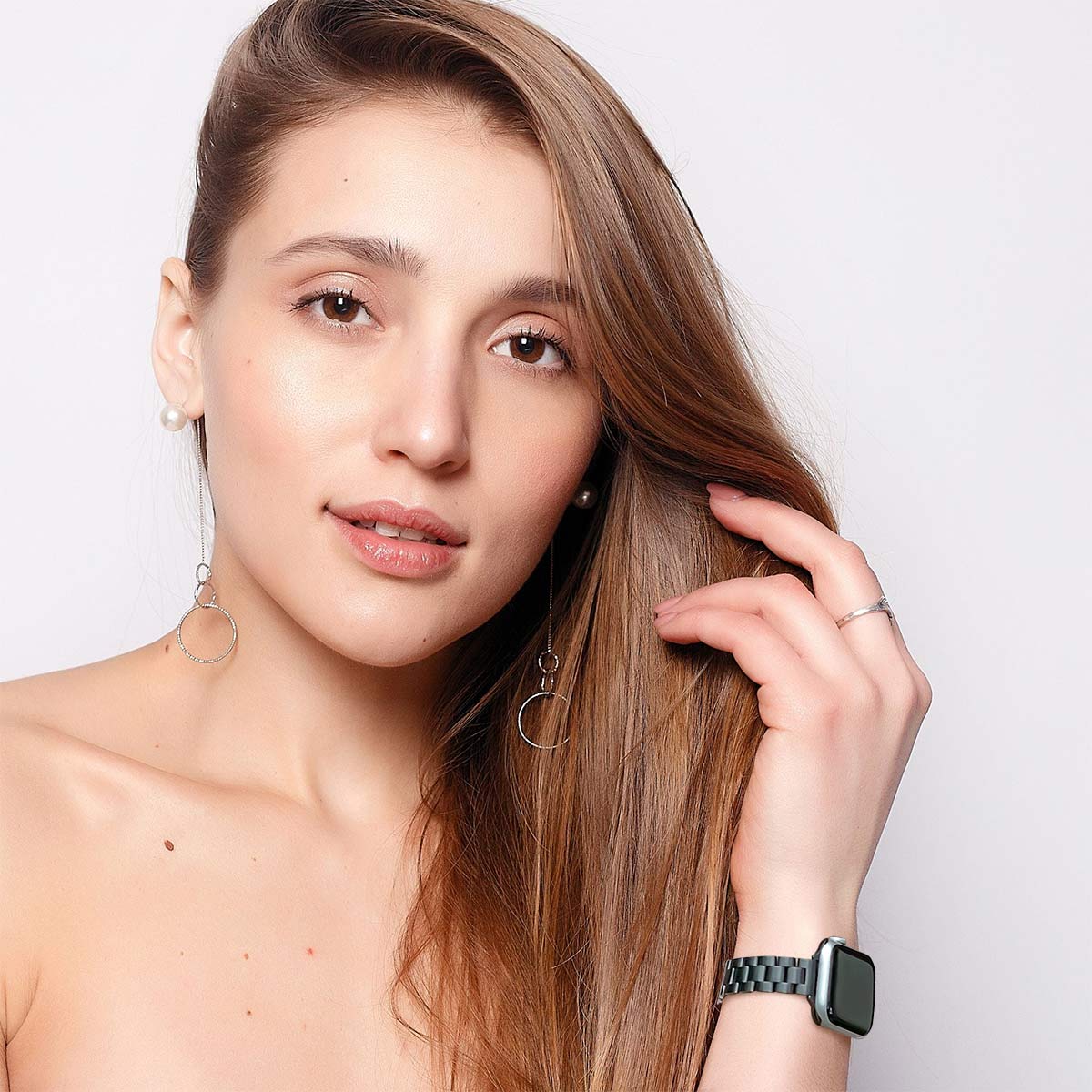 Zoe Dünnes Metall Armband