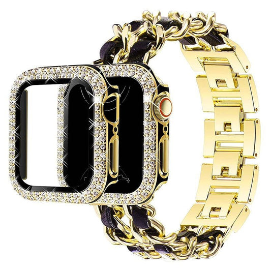 Carpe Luxury Steel Leather Band + Case - Astra Straps
