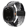 Ceno Magnetisches Geflochtenes Nylon-Schlaufen Armband für Galaxy Watch Ultra