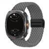 Ceno Magnetisches Geflochtenes Nylon-Schlaufen Armband für Galaxy Watch Ultra