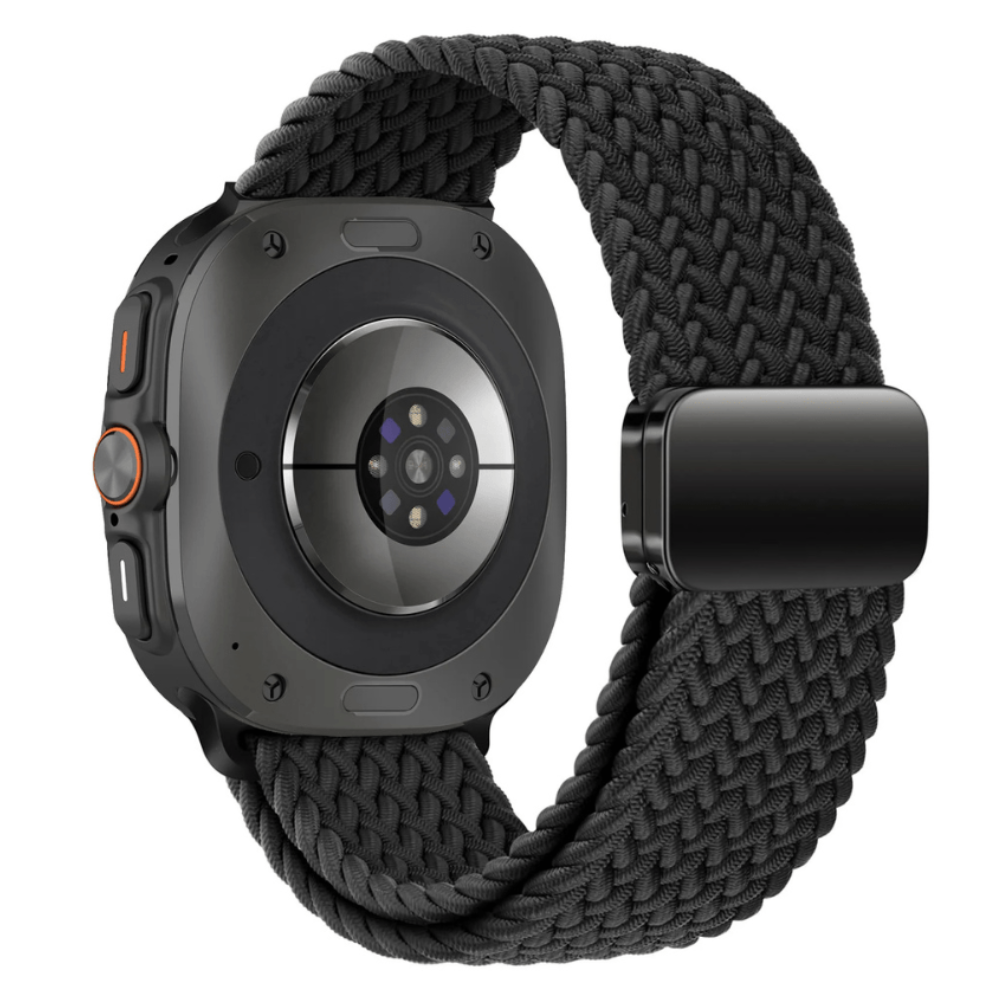 Ceno Magnetisches Geflochtenes Nylon-Schlaufen Armband für Galaxy Watch Ultra
