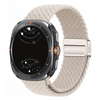 Ceno Magnetisches Geflochtenes Nylon-Schlaufen Armband für Galaxy Watch Ultra