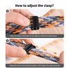 Ceno Magnetisches Geflochtenes Nylon-Schlaufen Armband für Galaxy Watch Ultra
