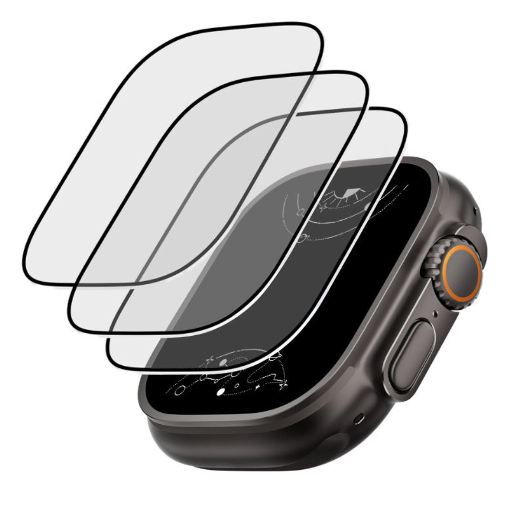 Ceteri Panzerglas-Displayschutz Für Apple Watch Ultra