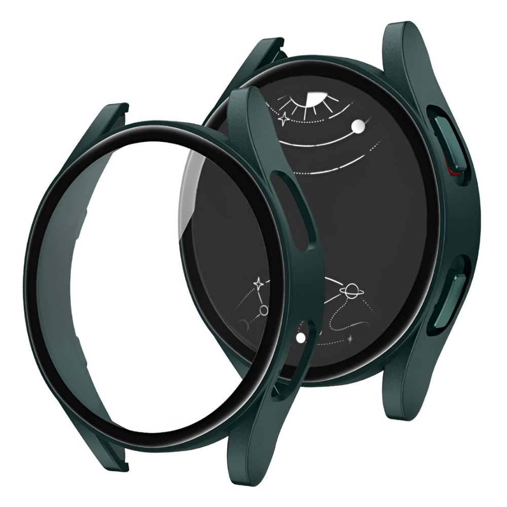 Ceu Stoßfestes Galaxy Watch Case mit Displayschutzfolie