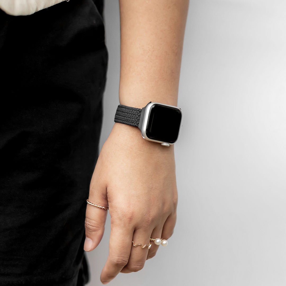 Agnovi Geflochtenes Elastisches Schlaufen Armband
