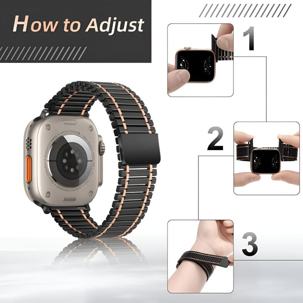 Cire Magnetisches Edelstahl-Schleifen Armband
