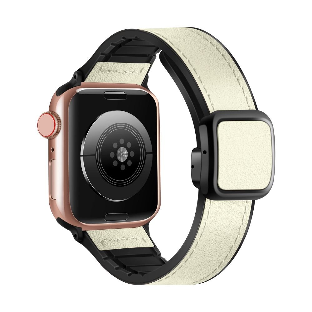Confero Genuine Leather Band With Silicone Magnetic Buckle - Astra Straps