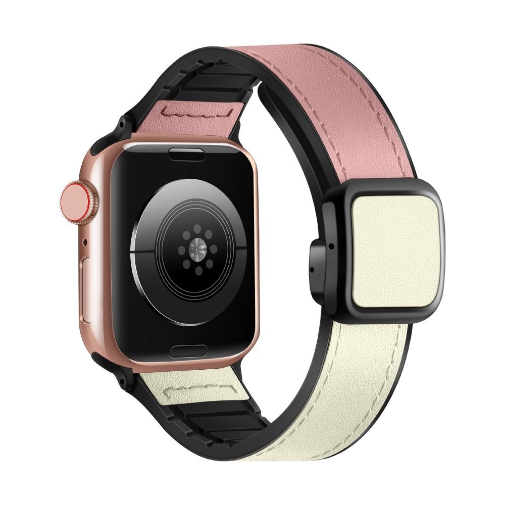 Confero Genuine Leather Band With Silicone Magnetic Buckle - Astra Straps