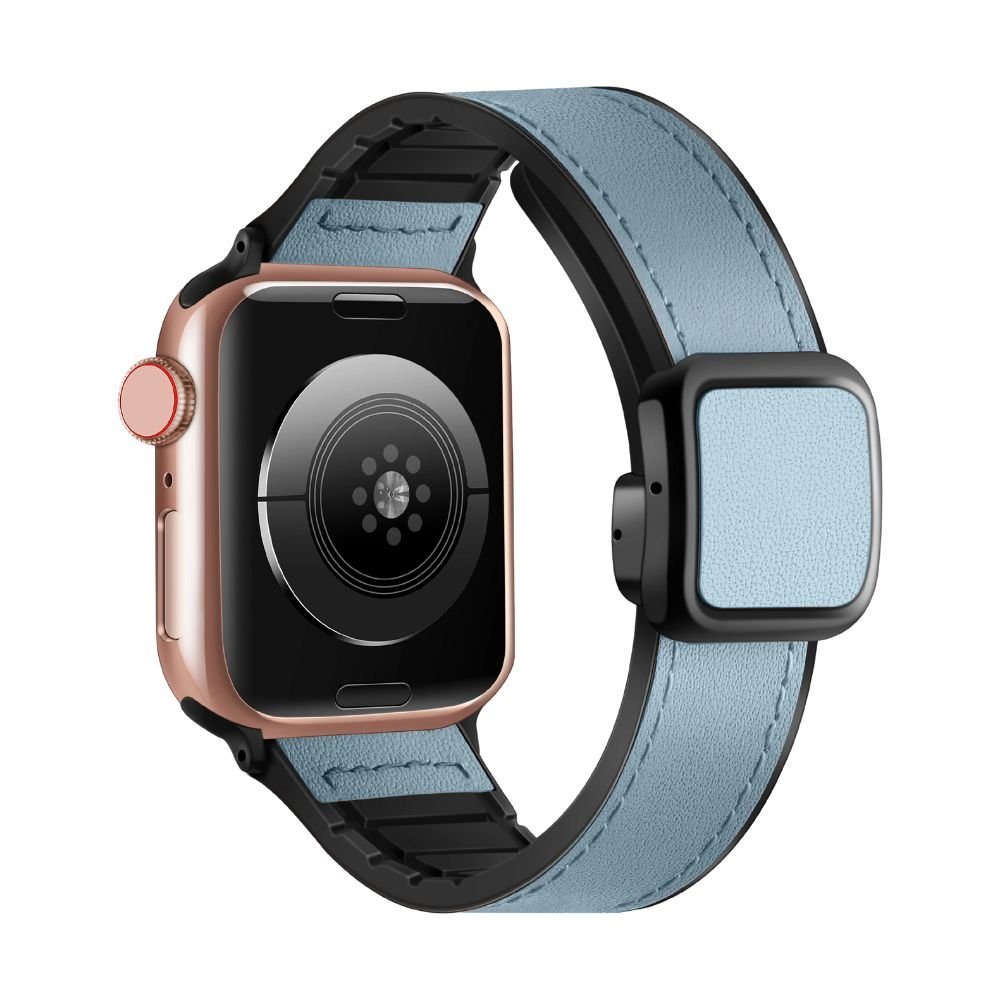 Confero Genuine Leather Band With Silicone Magnetic Buckle - Astra Straps