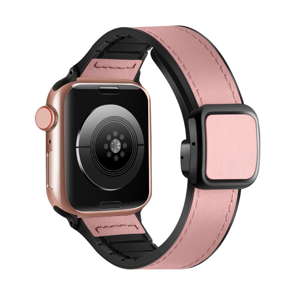 Confero Genuine Leather Band With Silicone Magnetic Buckle - Astra Straps