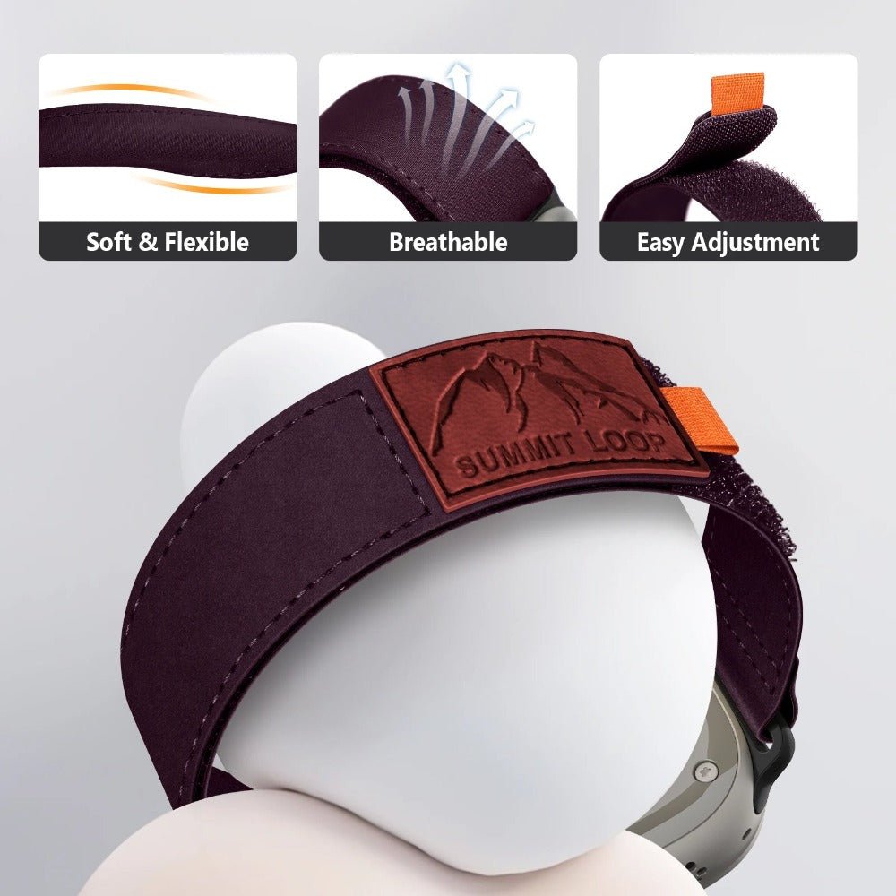 Conor Leather And Nylon Sports Band - Astra Straps