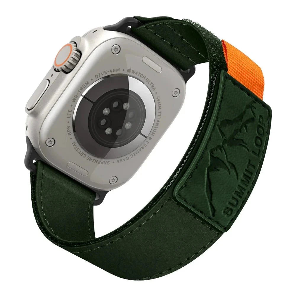 Conor Leather And Nylon Sports Band - Astra Straps