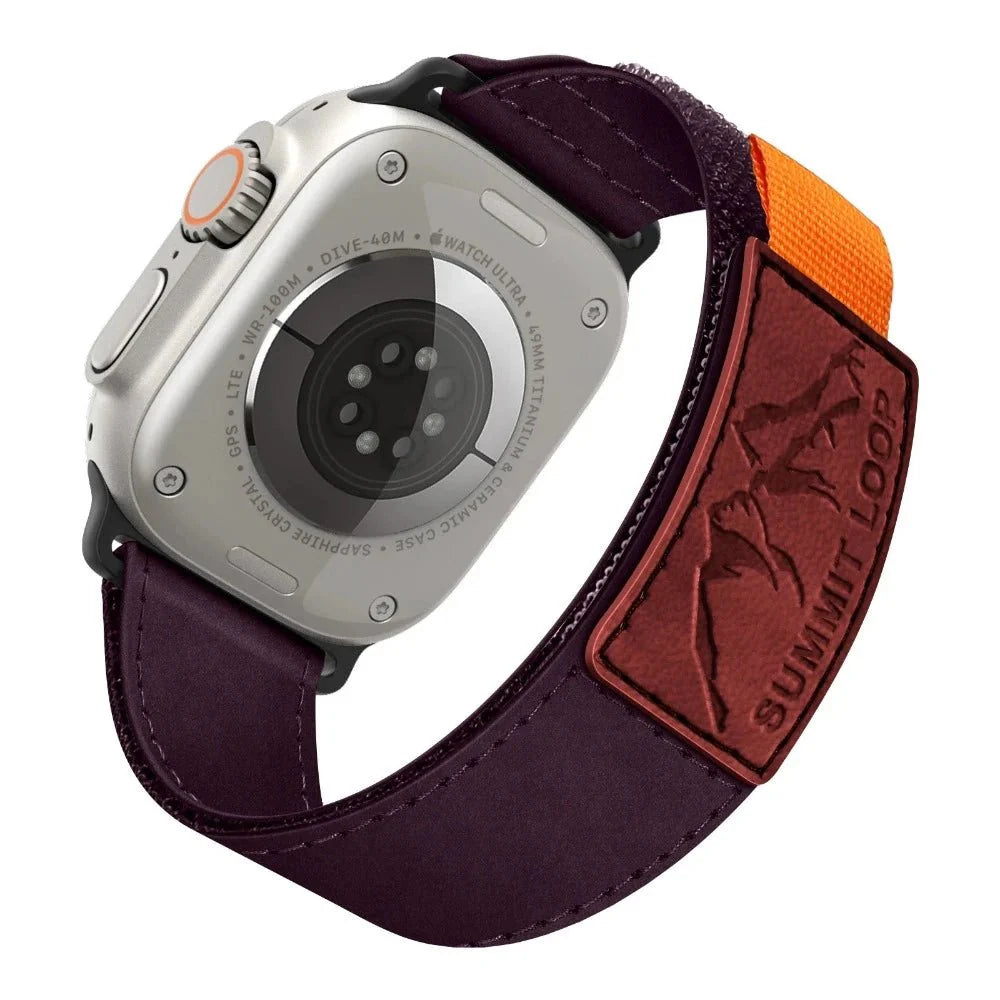 Conor Leather And Nylon Sports Band - Astra Straps