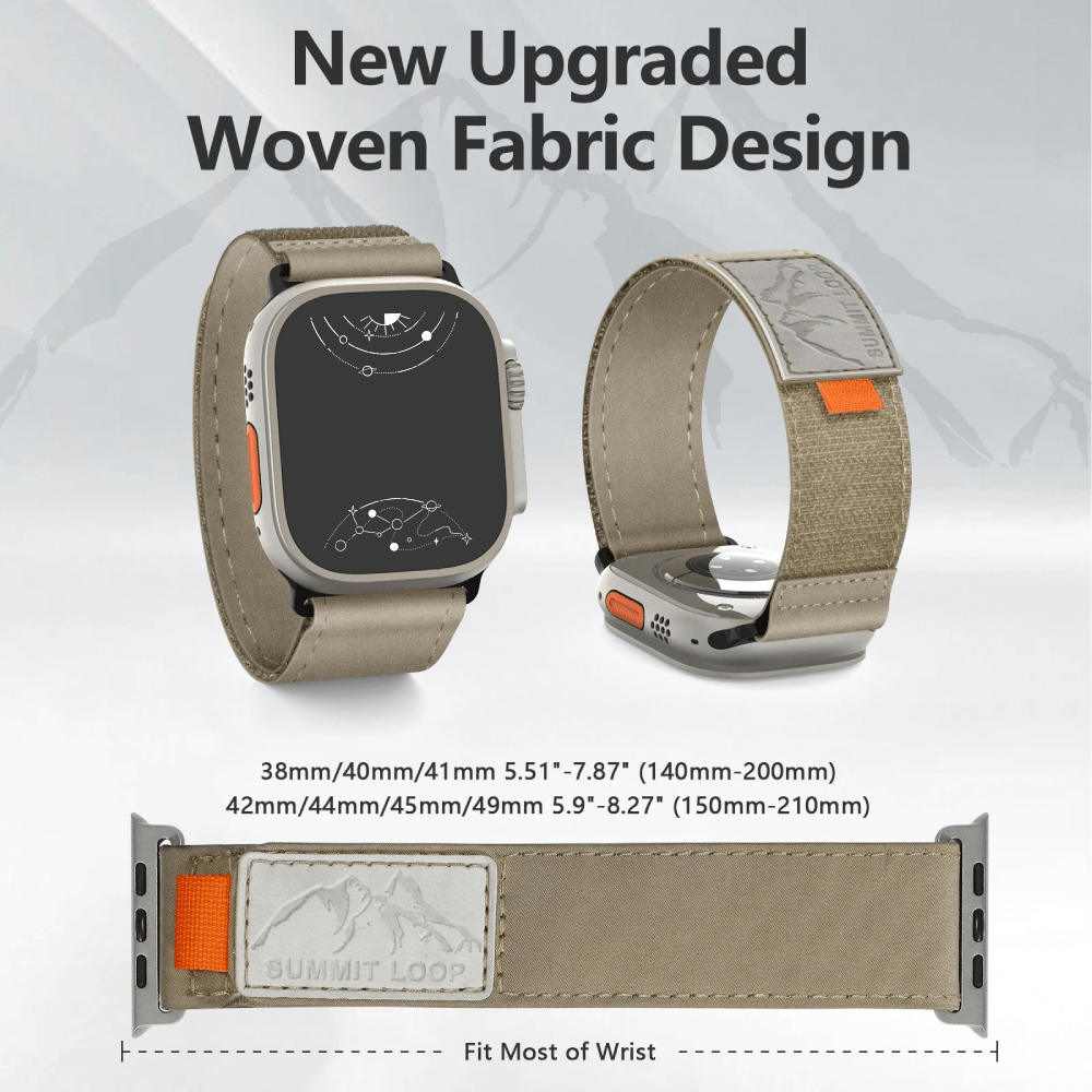 Conor Leather And Nylon Sports Band - Astra Straps