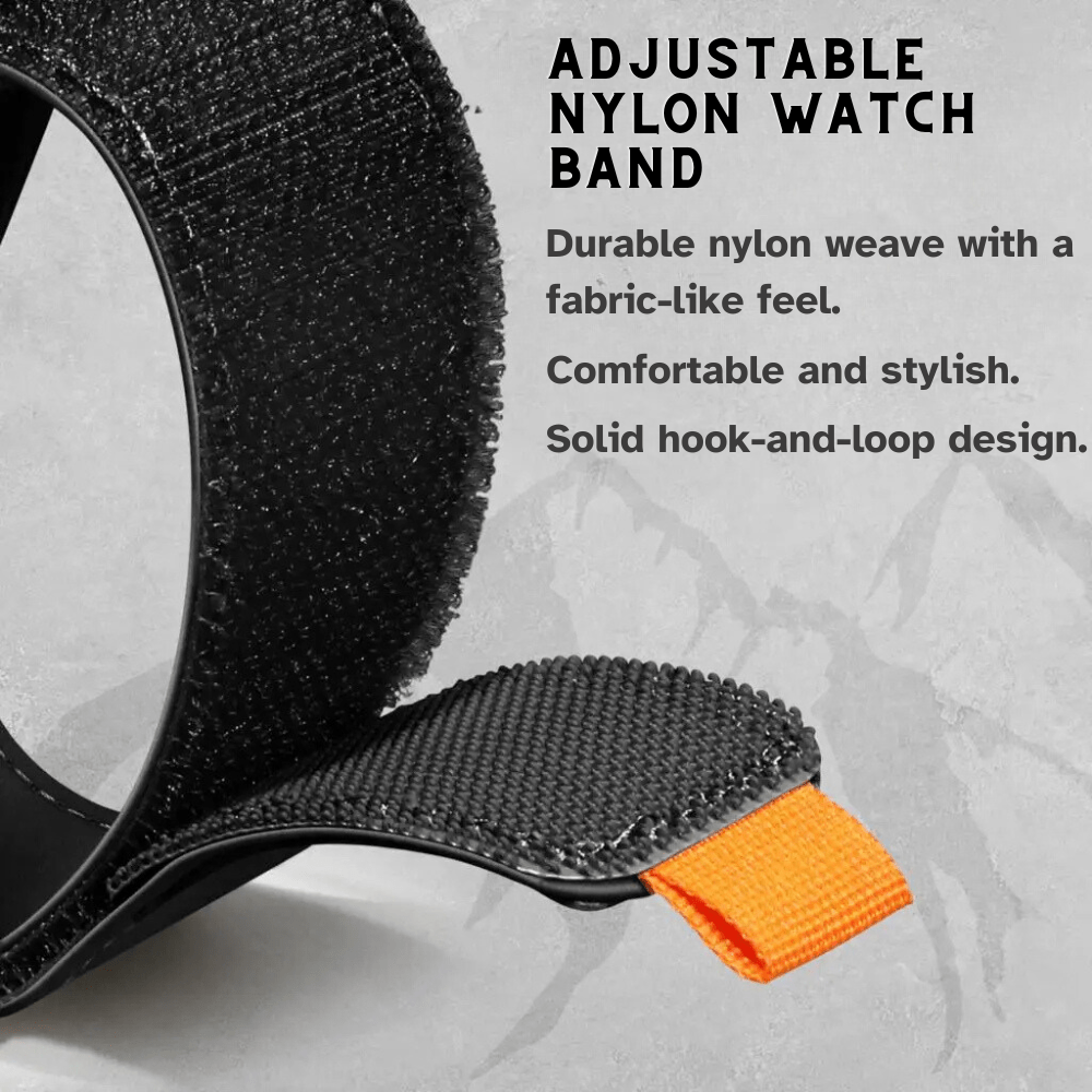 Conor Leather And Nylon Sports Band - Astra Straps