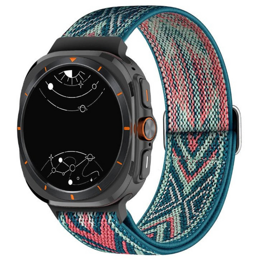 Defluo Elastisches Nylon-Sport Armband für Galaxy Watch Ultra