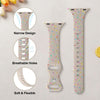 Demitto Slim Bedrucktes Silikon Armband - Astra Straps