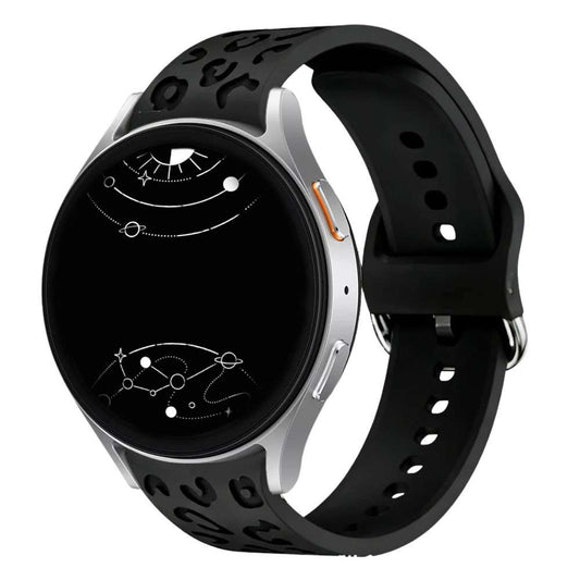 Derideo Engraved Leopard Silicone Galaxy Band - Astra Straps