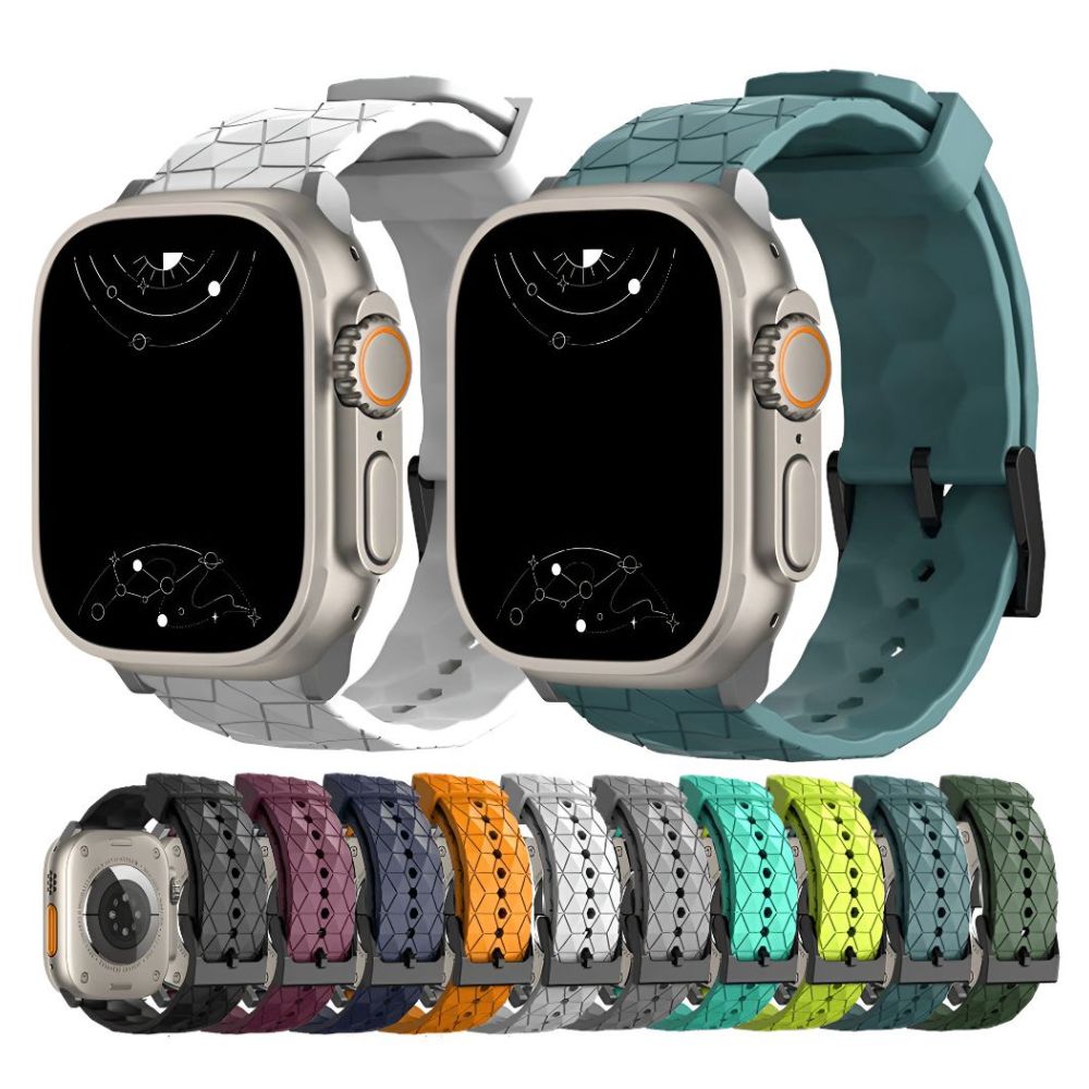 Devenio Fußball-Muster Silikon-Sport Armband - Astra Straps