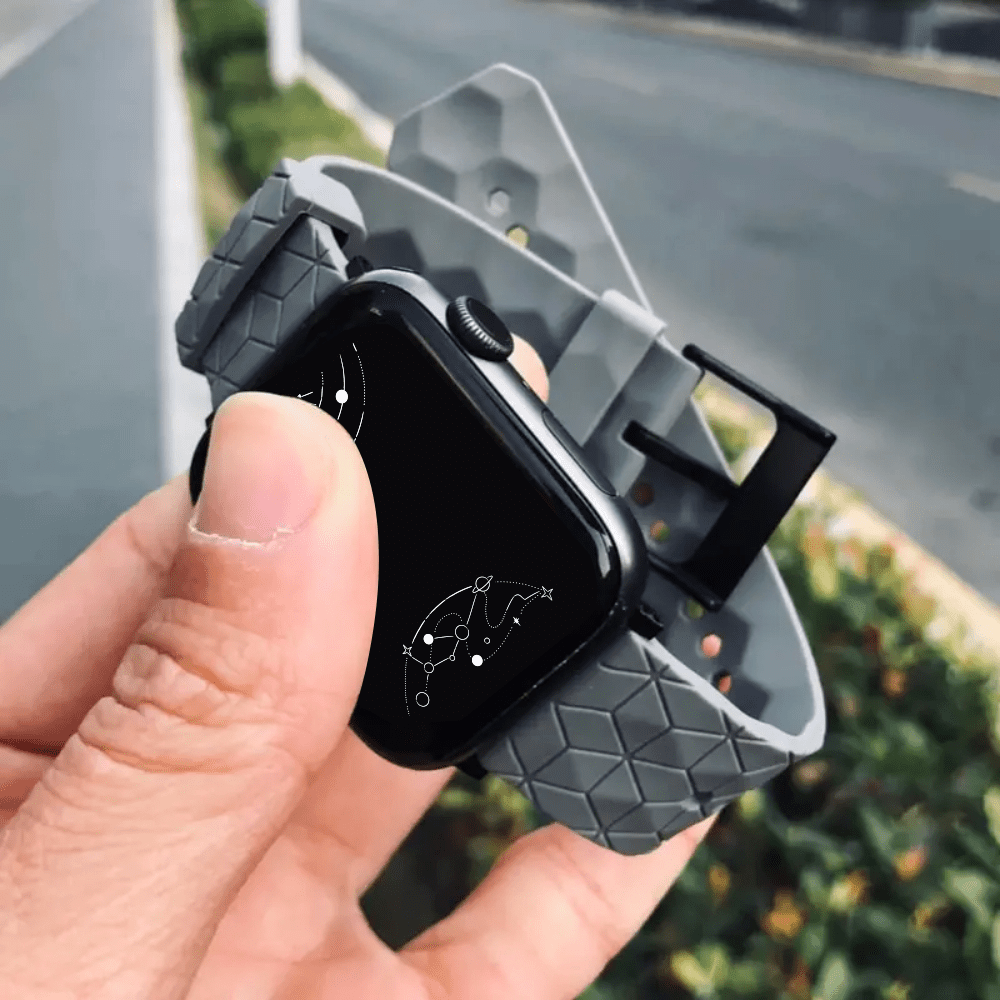 Devenio Football Pattern Silicone Sports Band - Astra Straps