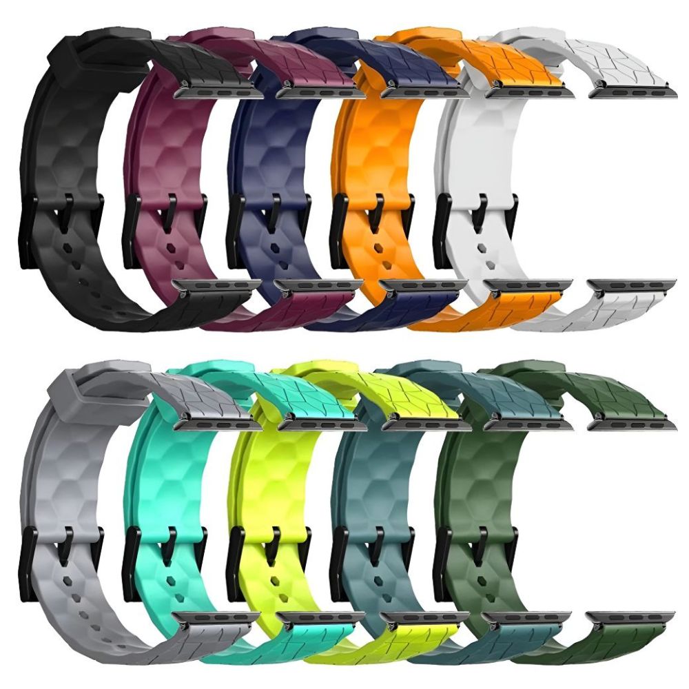 Devenio Fußball-Muster Silikon-Sport Armband - Astra Straps
