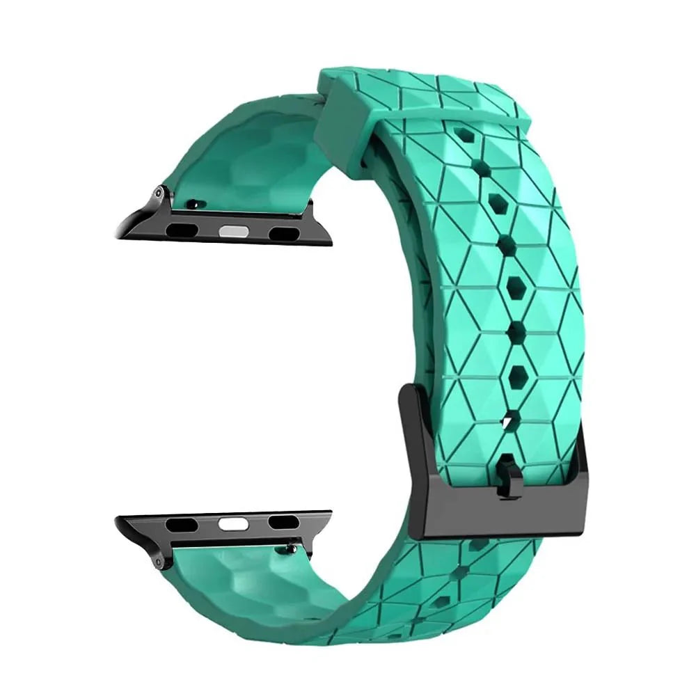 Devenio Football Pattern Silicone Sports Band - Astra Straps