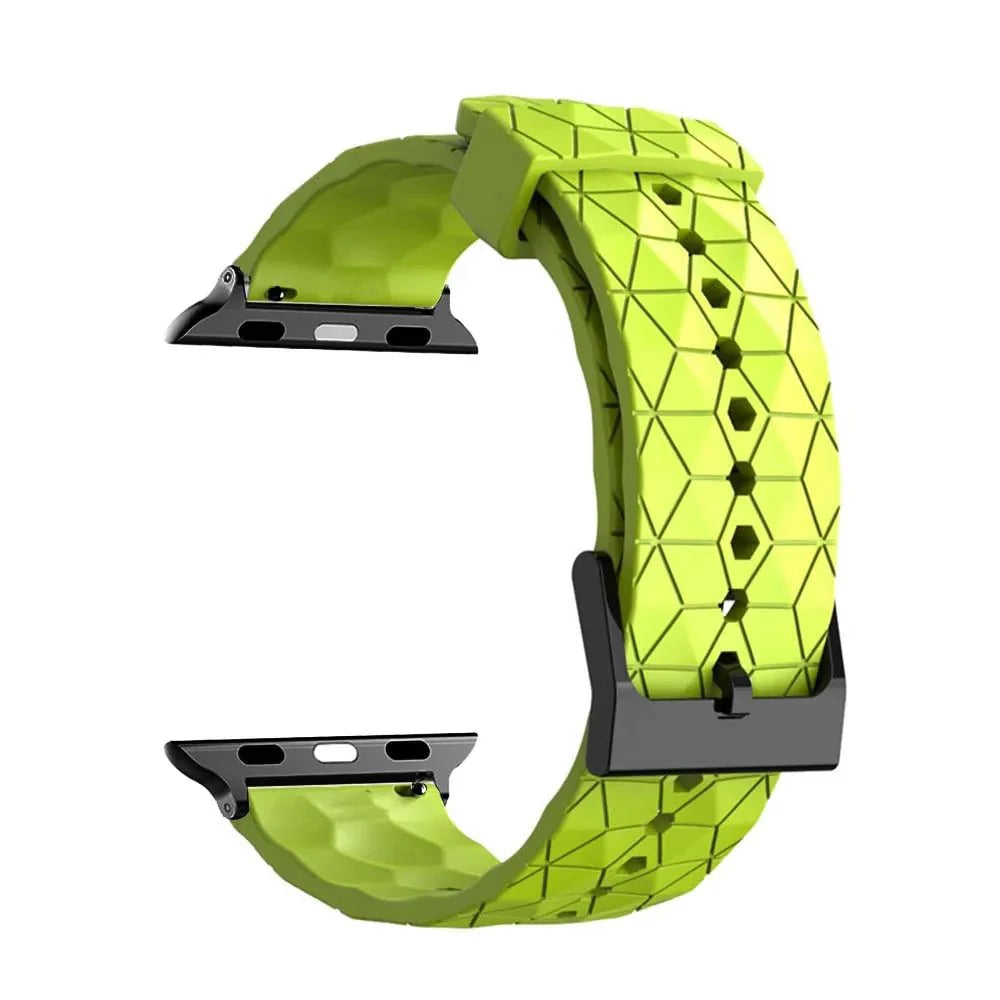 Devenio Football Pattern Silicone Sports Band - Astra Straps