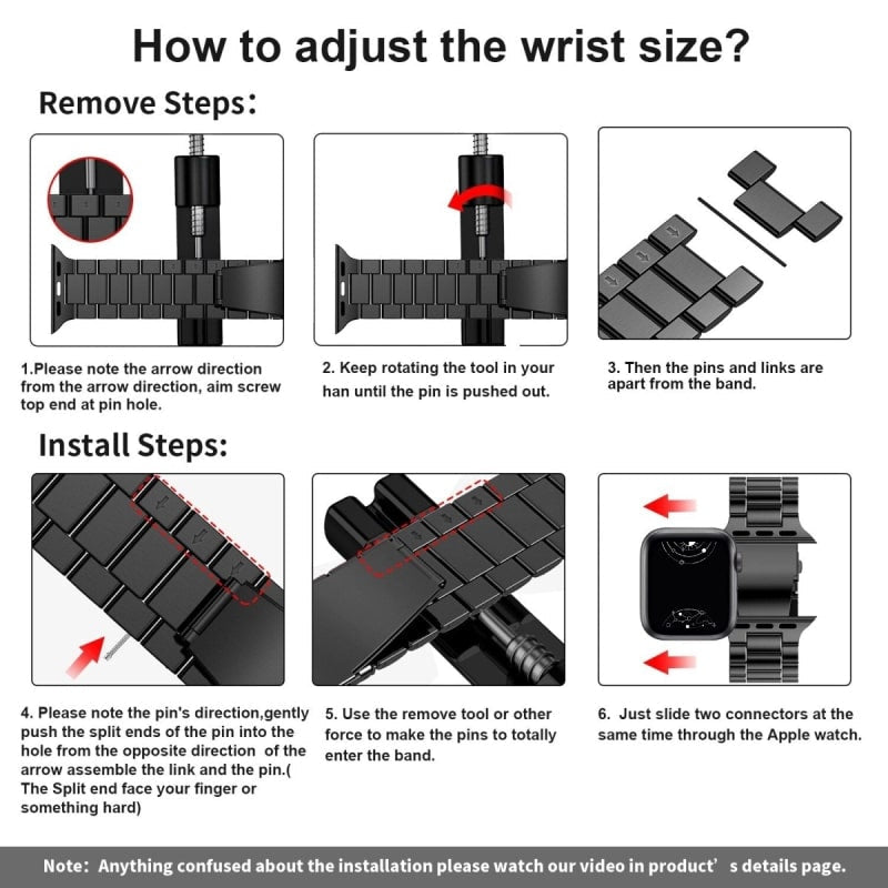 Ecce Solid Stainless Steel Band - Astra Straps