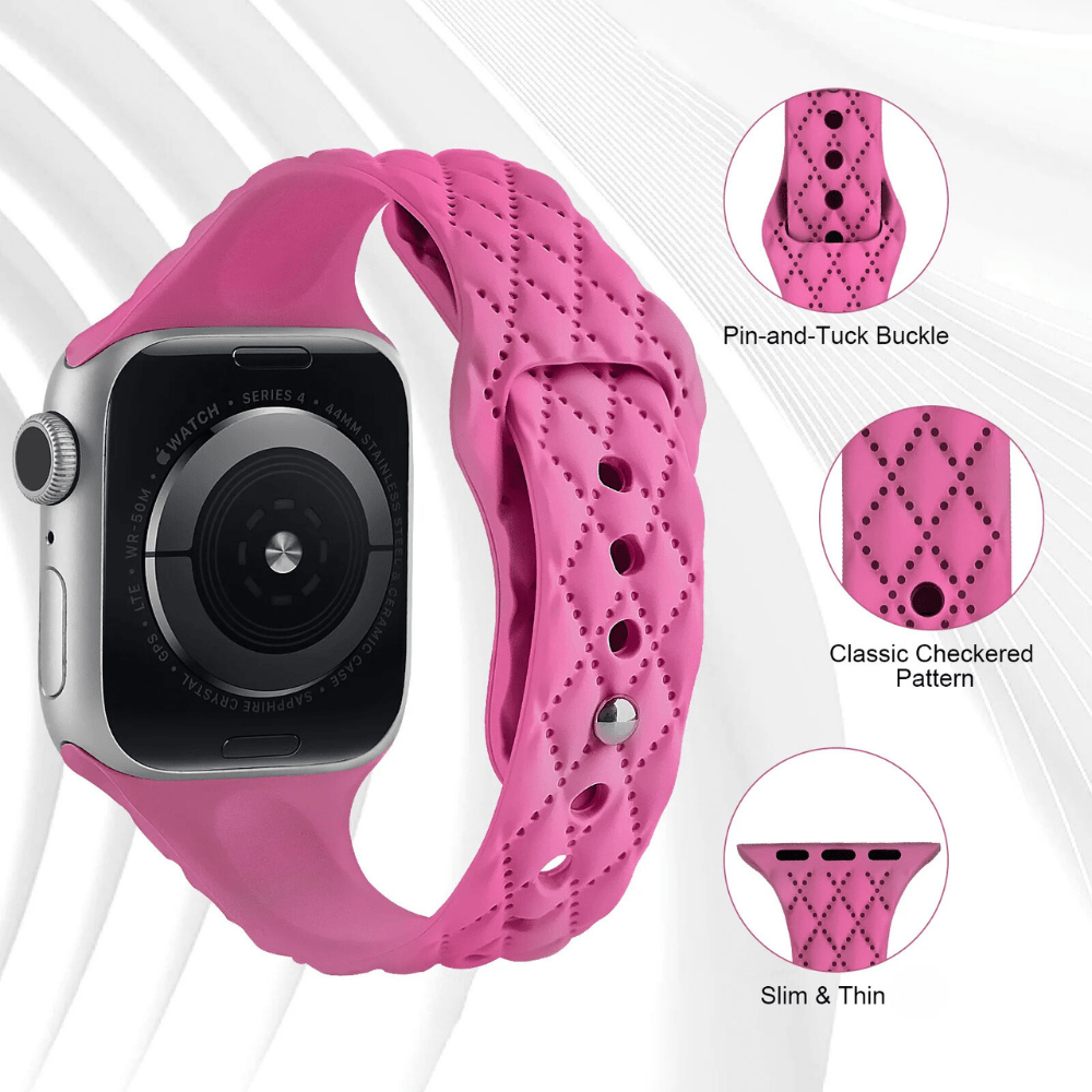 Edoceo Engraved Slim Silicone Band - Astra Straps
