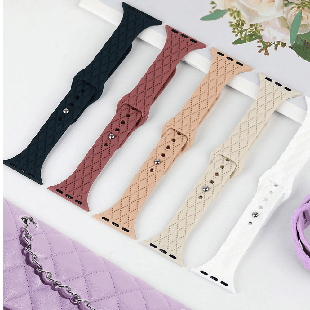 Edoceo Engraved Slim Silicone Band - Astra Straps