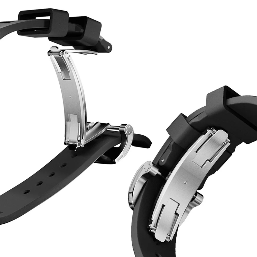 Emineo Silicone Band With Metal Buckle - Astra Straps