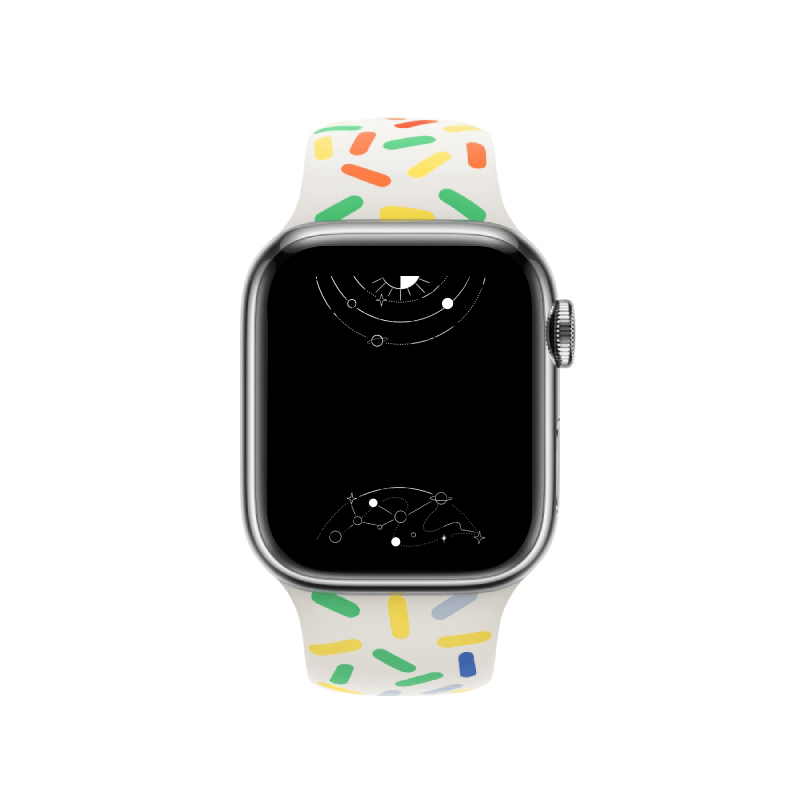 Fluere Candy Sprinkle Silicone Sports Band - Astra Straps