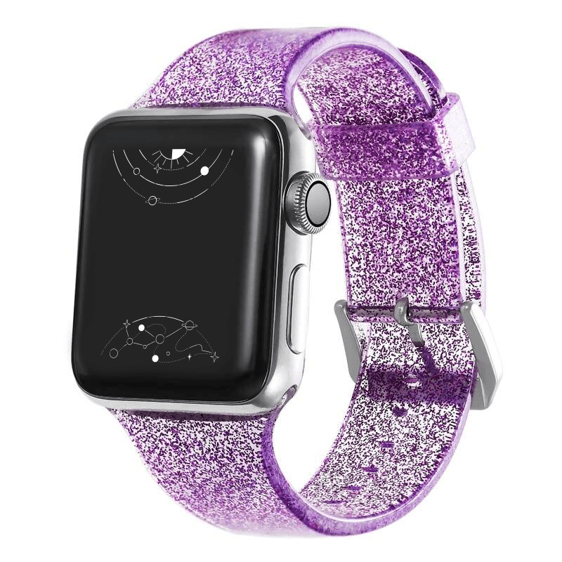 Gemini Silicone Glitter Band - Astra Straps