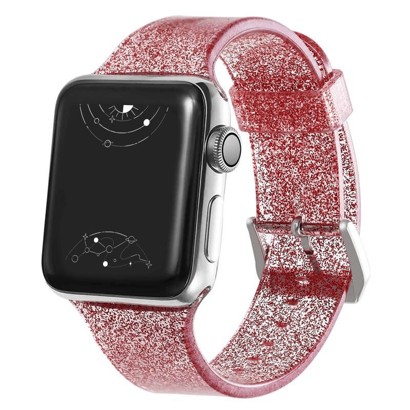 Gemini Silicone Glitter Band - Astra Straps