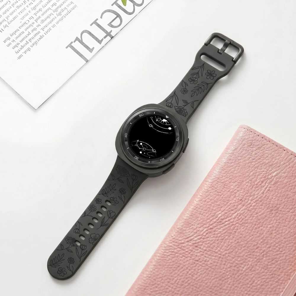 Habeo Engraved Silicone Band For Galaxy Watch 8 - Astra Straps