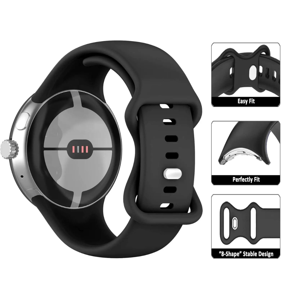Hodie Silikon- Sport Armband für Google Pixel Watch