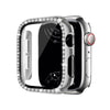 Indigeo Bling Diamant Gehärtetes Glas Gehäuse für Apple Watch Series 10
