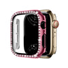 Indigeo Bling Diamant Gehärtetes Glas Gehäuse für Apple Watch Series 10
