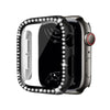 Indigeo Bling Diamant Gehärtetes Glas Gehäuse für Apple Watch Series 10