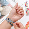 Inflexus Elastisches geflochtenes Nylon-Solo-Schlaufen Armband