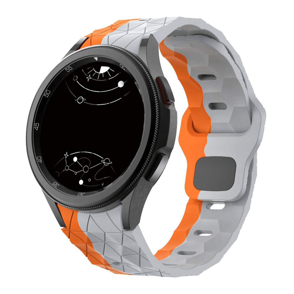 Instar Football Patterned Silicone Galaxy Band - Astra Straps
