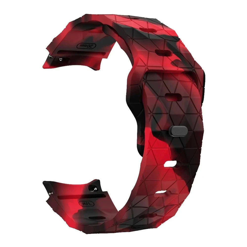 Instar Football Patterned Silicone Galaxy Band - Astra Straps