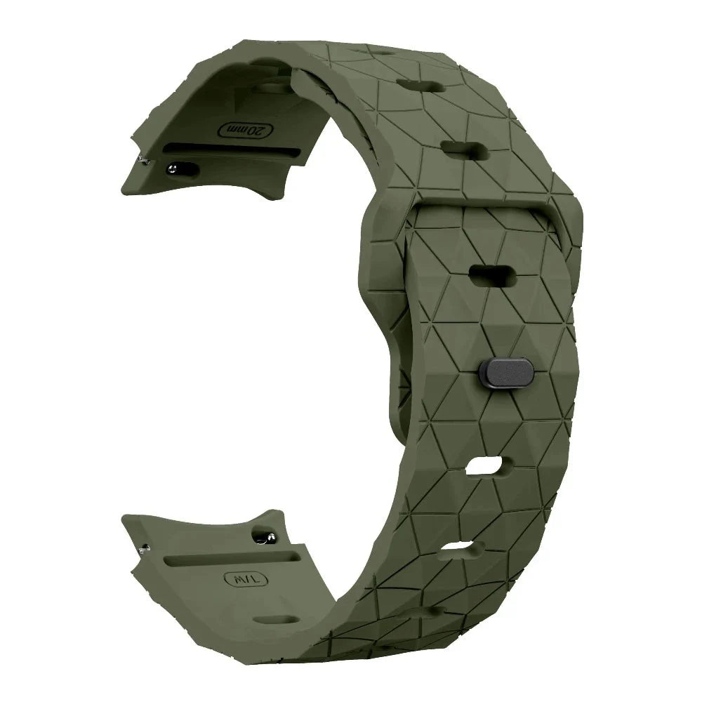 Instar Football Patterned Silicone Galaxy Band - Astra Straps